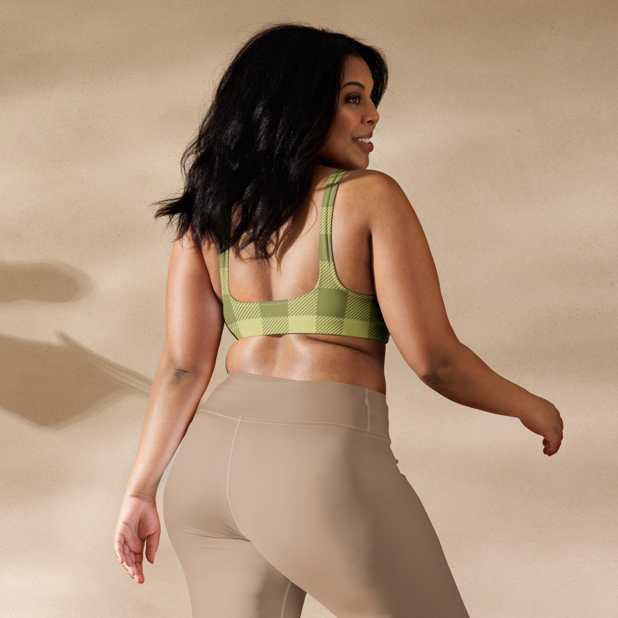 Riley Recycled Bra Top in Matcha