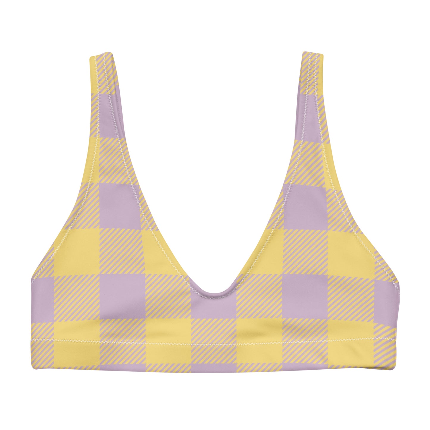 Riley Recycled Bra Top in Lemon