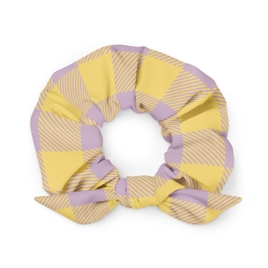 Riley Recycled Scrunchie in Lemon