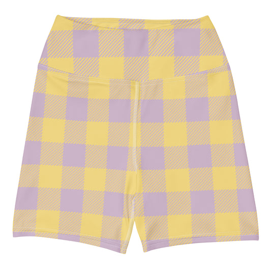 Riley Yoga Shorts in Lemon