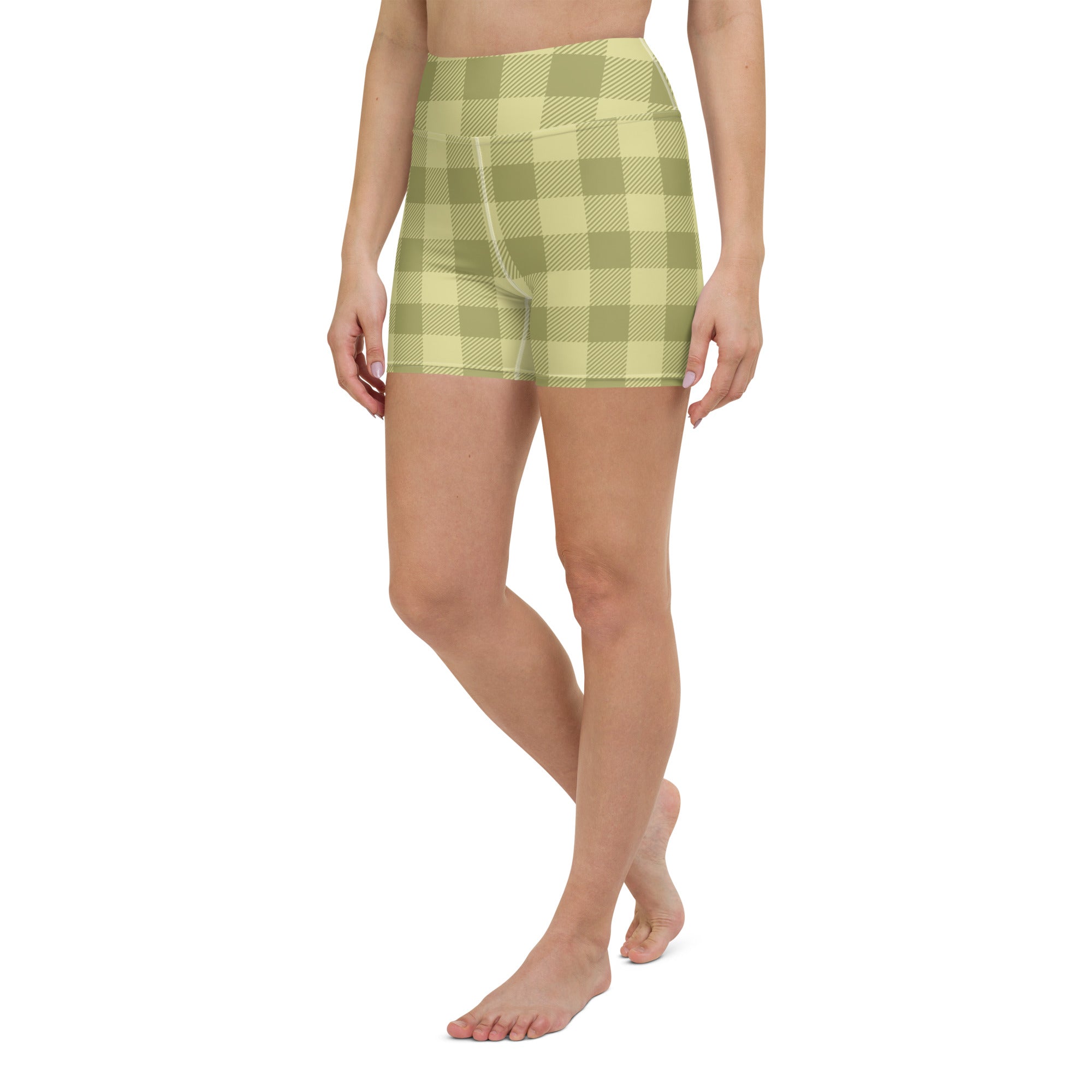 Riley Yoga Shorts in Matcha