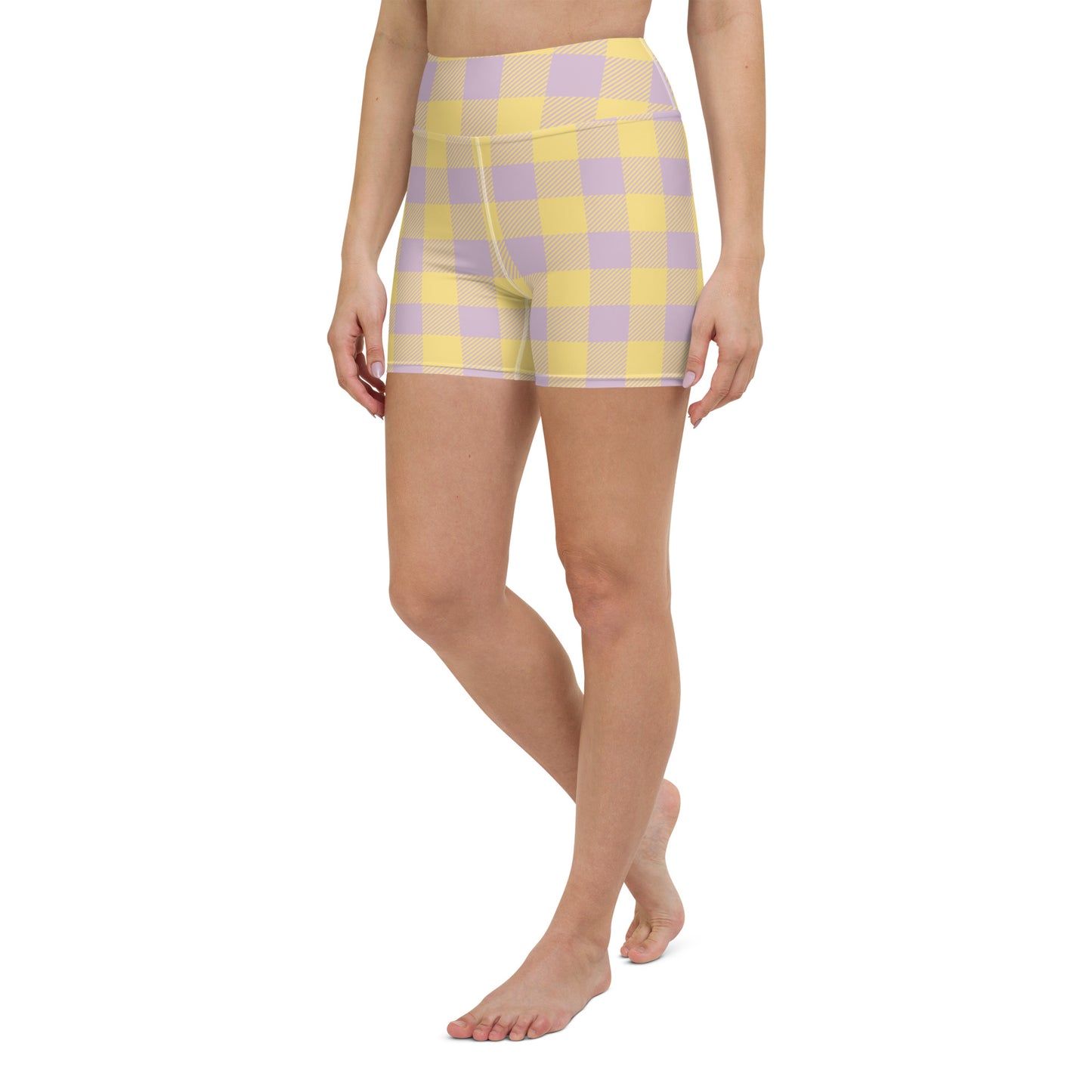 Riley Yoga Shorts in Lemon